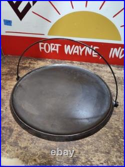 Fully Restored Wagner #14 CAST IRON Bailed Griddle 14 Seasoned Flat