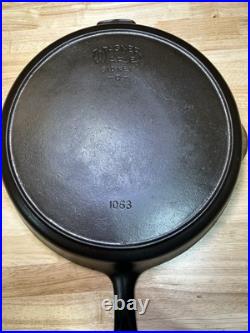 Fully Restored Wagner Ware Sindey-O #13 Cast Iron Skillet 1063