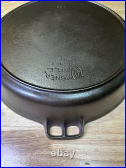 Fully Restored Wagner Ware Sindey-O #13 Cast Iron Skillet 1063