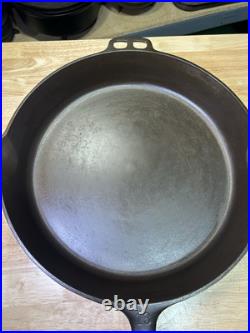 Fully Restored Wagner Ware Sindey-O #13 Cast Iron Skillet 1063