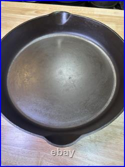 Fully Restored Wagner Ware Sindey-O #13 Cast Iron Skillet 1063