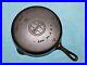 GRISWOLD #10 716A CAST IRON SKILLET-LARGE BLOCK LOGO-NO HEAT RING Restored