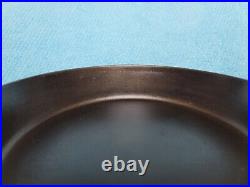 GRISWOLD #10 716A CAST IRON SKILLET-LARGE BLOCK LOGO-NO HEAT RING Restored