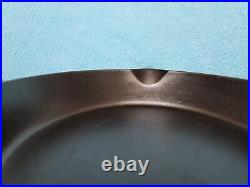 GRISWOLD #10 716A CAST IRON SKILLET-LARGE BLOCK LOGO-NO HEAT RING Restored