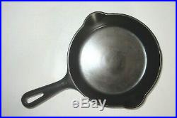 GRISWOLD 1939-1944 MATCHING STYLE CAST IRON SKILLET SET #3,4,5,6,7,8 (Ex. Cond.)