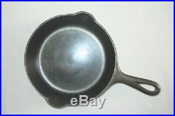 GRISWOLD 1939-1944 MATCHING STYLE CAST IRON SKILLET SET #3,4,5,6,7,8 (Ex. Cond.)
