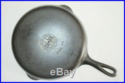 GRISWOLD 1939-1944 MATCHING STYLE CAST IRON SKILLET SET #3,4,5,6,7,8 (Ex. Cond.)