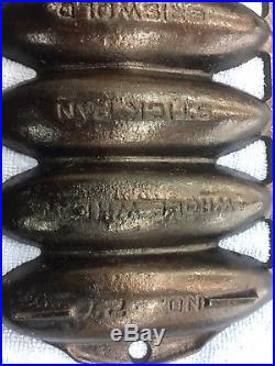 GRISWOLD #27 Cast Iron Whole Wheat Stick Pan Part #639