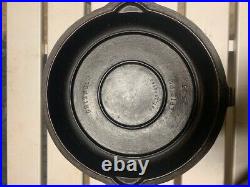 GRISWOLD #5 HINGED SKILLET #2505 & HINGED LID #2595 Great Condition
