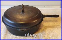 GRISWOLD #8 1098B Cast Iron Skillet and # 704R LID