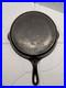 GRISWOLD #8 Cast Iron Skillet Slant Logo ERIE 704 D Heat ring Seasoned restore