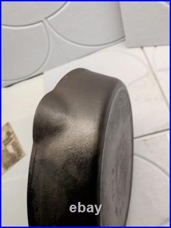 GRISWOLD #8 Cast Iron Skillet Slant Logo ERIE 704 D Heat ring Seasoned restore