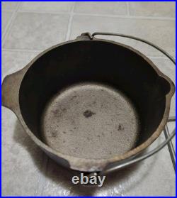 GRISWOLD Cast Iron Patty Mold Set With #72 Pot Vintage 1930's-50's