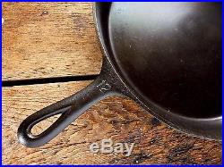 GRISWOLD Cast Iron SKILLET Frying Pan RESTORED # 12 LARGE BLOCK LOGO EXCELLENT