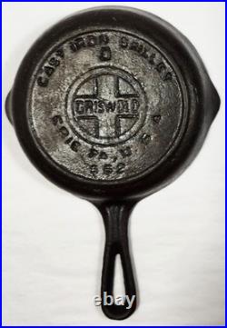GRISWOLD ERIE #0 Cast Iron Skillet Small 562 USA