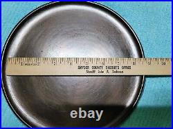 GRISWOLD ERIE Cast Iron GRIDDLE # 8 SLANT LOGO 738 EARLY SINGLE HOLE HANDLE