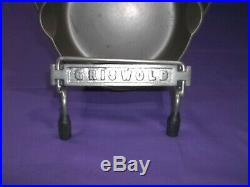 GRISWOLD ERIE SMOOTH BOTTOM CAST IRON SKILLET SET #3, 6-10 with DISPLAY STAND