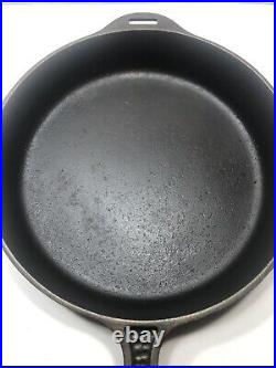 GRISWOLD Hammered #8 Hinged No. 2008 Small Logo Cast Iron Skillet, No Lid