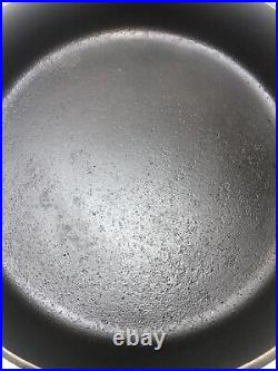 GRISWOLD Hammered #8 Hinged No. 2008 Small Logo Cast Iron Skillet, No Lid