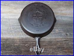 GRISWOLD LARGE BLOCK LOGO 716 CAST IRON SKILLET #10 Restored Smooth Bottom