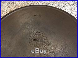 GRISWOLD No. 12 Vintage CAST IRON SKILLET with LID & Heat ring