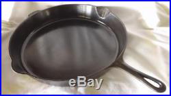GRISWOLD, No. 14, 218 B, Block Logo, Cast Iron Skillet with Heat Ring FREE SHIP