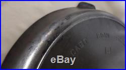 GRISWOLD, No. 14, 218 B, Block Logo, Cast Iron Skillet with Heat Ring FREE SHIP