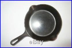 GRISWOLD VINTAGE MATCHING STYLE CAST IRON SKILLET SET #3,4,5,6,7,8 (Ex. Cond.)