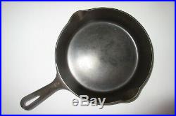 GRISWOLD VINTAGE MATCHING STYLE CAST IRON SKILLET SET #3,4,5,6,7,8 (Ex. Cond.)