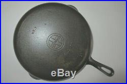 GRISWOLD VINTAGE MATCHING STYLE CAST IRON SKILLET SET #3,4,5,6,7,8 (Ex. Cond.)