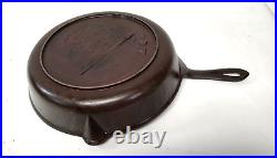 Gate Mark Cast Iron Skillet Heat Ring Raised Handle A8P Mark 10 Double Spout