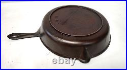 Gate Mark Cast Iron Skillet Heat Ring Raised Handle A8P Mark 10 Double Spout