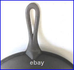 Gate Marked Square Spout 3 Legged Cast Iron Spider Skillet