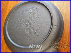 Gatemarked #7 Vintage Restored Cast Iron Griddle Fancy Handle