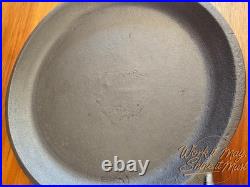 Gatemarked #7 Vintage Restored Cast Iron Griddle Fancy Handle