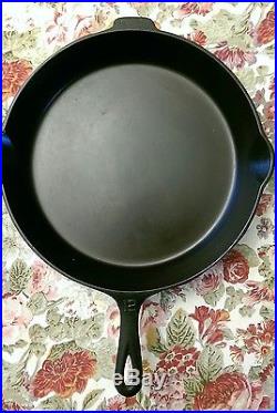 Gorgeous Griswold #12 Skillet LBL P/N #719 with Lid #472 (ghost mark)