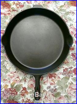 Gorgeous Griswold #14 Skillet Large Block Logo P/N #718 with Finish Marks