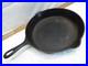 Griswold #10 Cast Iron Fry Skillet 716 B Pan Lg Block Logo Smoke Heat Ring 716B