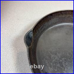 Griswold 10 Cast Iron Skillet #10 Small Logo, Sits Flat Erie PA