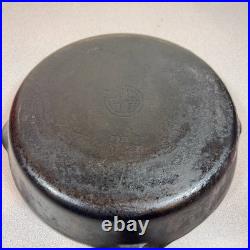 Griswold 10 Cast Iron Skillet #10 Small Logo, Sits Flat Erie PA