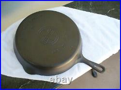 Griswold #10 Cast Iron Skillet Large Block Logo 716 A ERIE PA Smooth bottom