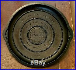 Griswold #10 SKILLET withLID Excellent Vintage Condition MY GRANDMA LOVED IT