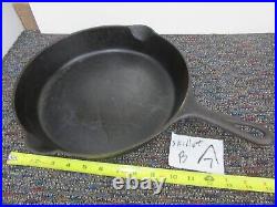 Griswold 10 cast iron skillet pan antique vintage 716 C metal Erie PA no wobble