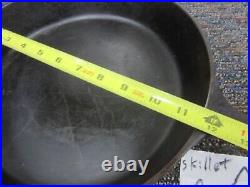 Griswold 10 cast iron skillet pan antique vintage 716 C metal Erie PA no wobble