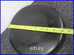 Griswold 10 cast iron skillet pan antique vintage 716 C metal Erie PA no wobble