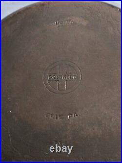 Griswold #10 small logo 716c cast iron skillet