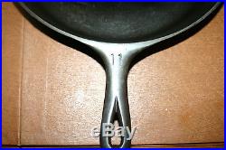 Griswold #11 Block Logo cast iron skillet with Heat Ring. Excellent condition
