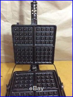 Griswold # 11 Square Waffle Iron Cast Iron