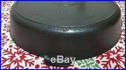Griswold # 12 Block Logo Heat Ring Cast Iron Skillet Erie Pa USA Vtg Cleaned 719