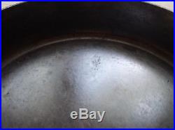 Griswold #12 Cast Iron 719 Skillet LARGE SLANT LOGO Flat Ghost Erie